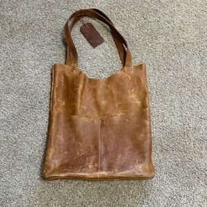 The Pioneer Woman Brown Leather Tote Bag